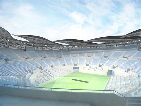 Soccer Stadium 3d Architectural Visualization Autodesk 3ds Max 3d