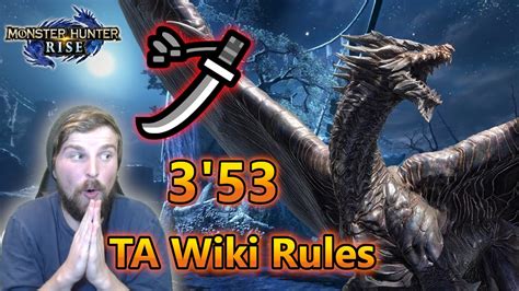 Kushala Daora Speedrun Longsword TA Wiki Rules Monster Hunter Rise PC