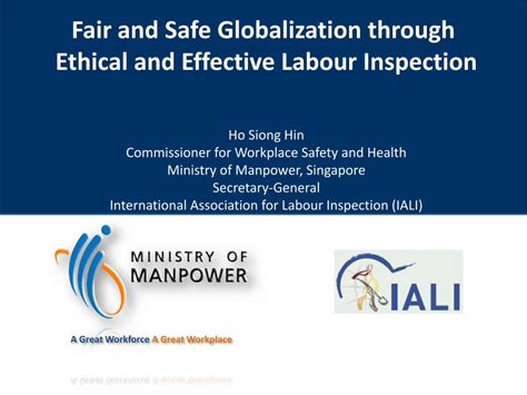 Pdf Fair And Safe Globalization Through Ethical And Effective Labour