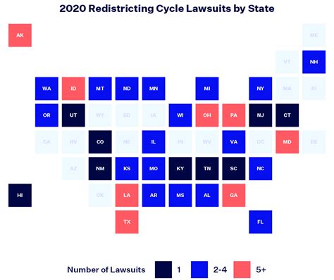 2020 Redistricting Cycle Report How Maps Were Challenged In Court