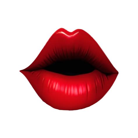 Rojo Lustroso Labios 22935059 Png