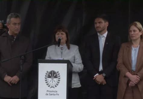 Bullrich Lanzó El Plan Bandera Junto A Pullaro En Rosario “el Que Las Hace Las Paga