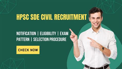 Hpsc Sde Civil Recruitment 2023 Notification And Apply Online Sarkari