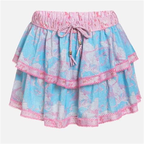 LoveShackFancy Skirts Loveshackfancy X Hurley Under The Sea Ruffle