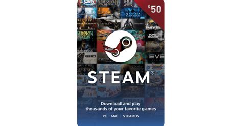 Steam Gift Cards US | $50 | Gamecardsdirect.com
