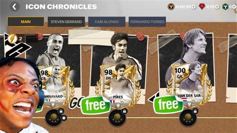 Wow Free Ovr Van Der Sar In Icon Chronicles Event Icon