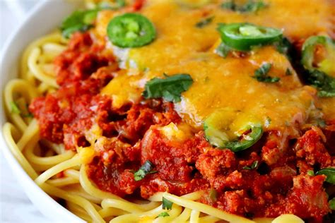 Easy Mexican Spaghetti Recipe The Anthony Kitchen