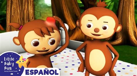 Monitos Saltando En La Cama Canciones Infantiles Dibujos Animados