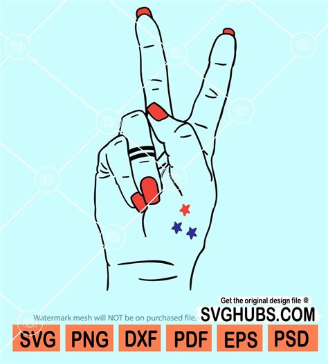 Peace hand sign svg, peace sign woman svg, Peace Svg, Peace Sign Svg