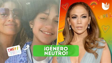 Jlo Present A Su Hija Emme Con Pronombres De G Nero Neutro