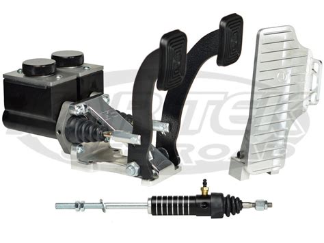 Jamar Performance Floor Mount Brake And Clutch Master Cylinder Pedal Ass