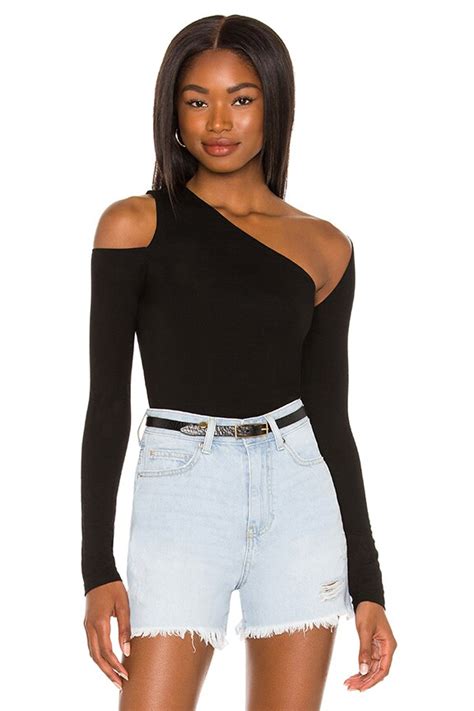 Superdown Felicia Asymmetrical Bodysuit Superdown