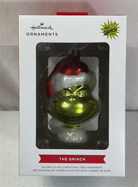 Hallmark Dr Seuss Blown Glass Ornament The Grinch Who Stole Christmas