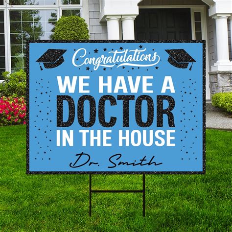 Personalized Graduation Yard Sign 2024 Graduate 2024 Class Of 2024