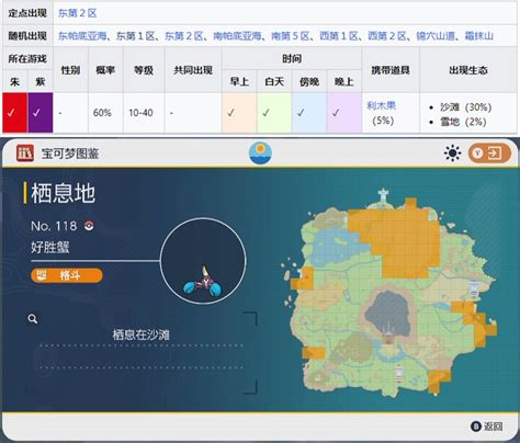 宝可梦朱紫好胜蟹在哪里 宝可梦朱紫好胜蟹位置 梦幻手游网