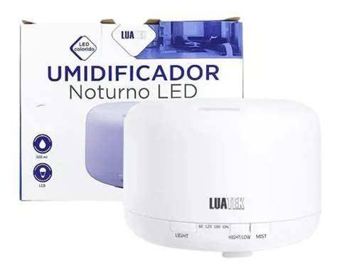 Umidificador Difusor Aromático Noturno Led Lkj 117 Parcelamento sem juros