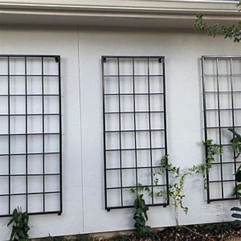 Large Multi Sizes Classic Metal Garden Outdoor Trellis Wall Etsy