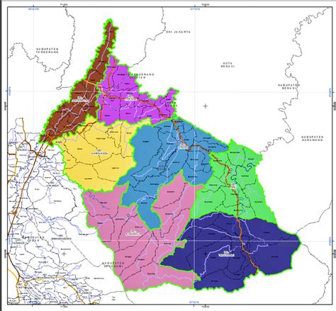 Detail Peta Kecamatan Di Kabupaten Bogor Koleksi Nomer 26