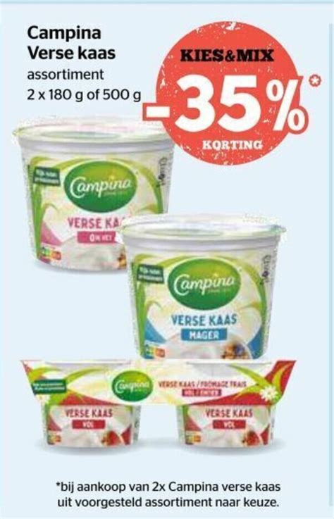 Campina Verse Kaas Promotie Bij Spar