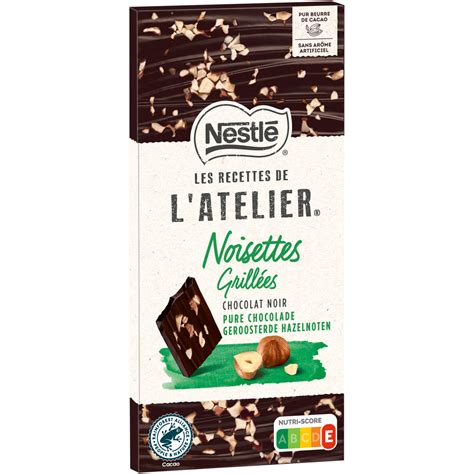 Nestle Les Recettes De L Ateliers Tablette De Chocolat Noir Aux