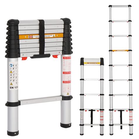 Buy Luisladders Telescoping Ladder Ft One Button Retraction