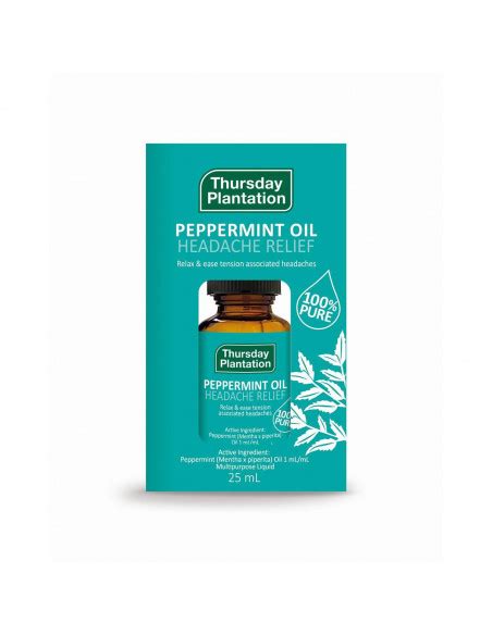 Thursday Plantation Peppermint Oil 25ml Allys Basket Direct Fr