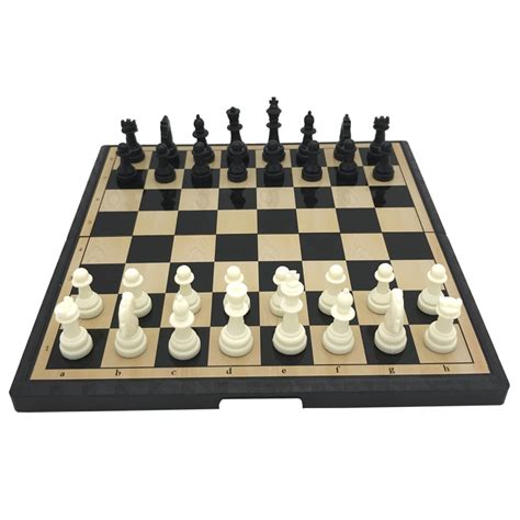 Zoll Internationalen Schach Set Klapp Schachbrett Magnetische