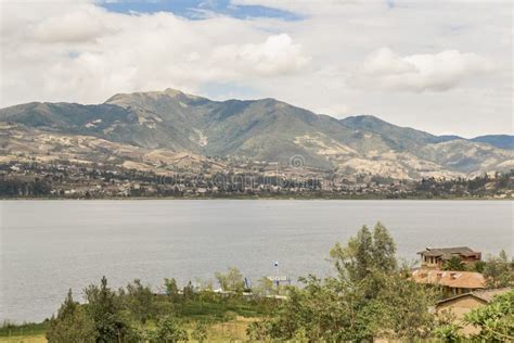 San Pablo Lake Stock Photo Image Of Nature Ecuador 122861854