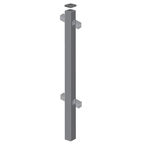 Gray Aluminum Fence Posts at Lowes.com