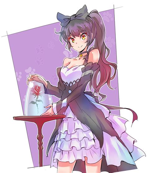 Safebooru 1girl Animal Ears Beauty And The Beast Black Hair Blake