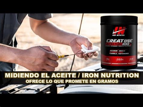 Creatina Ultra Puré 100 Iron Nutrition ofrece lo que promete YouTube