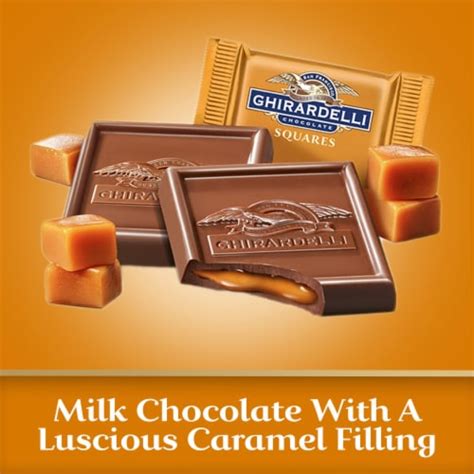 Ghirardelli® Milk Chocolate With Caramel Filling Squares 5 32 Oz Pay Less Super Markets