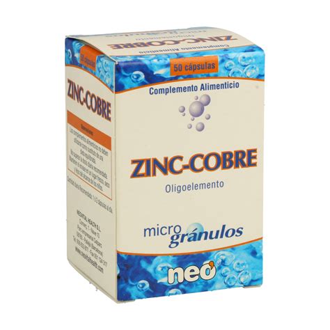 Zinc con Cobre 50 cápsulas de Neo Naturitas