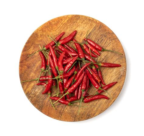 Small Red Hot Chili Peppers Isolated On White Background Stock Photo Image Of Peppers