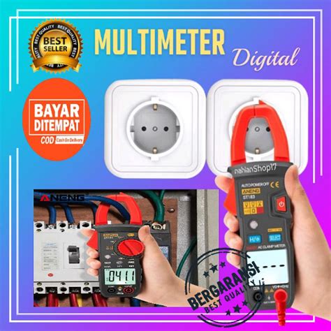 Jual DIGITAL CLAMP MULTIMETER TANG AMPERE VOLTAGE ORIGINAL ANENG ST181