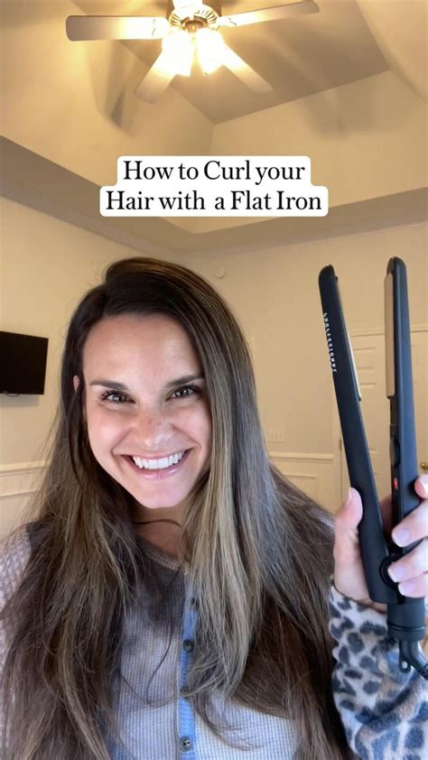 How To Curl Your Hair With A Flat Iron Curl Hair With Straightener