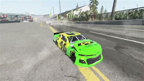 BeamNG Drive Gen 6 Nascar Crashes 9 YouTube