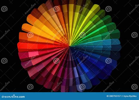 Muestras De Espectro De Colores De La Rueda De Color Generadas Por Ai