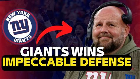 🔥🔥news Now In Giants Wins New York Giants News Today New York Giants News Youtube