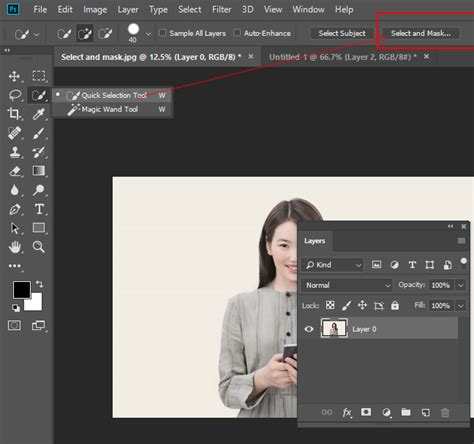 Use Select Mask To Make Selection In Photoshop Photoshop Tutorial