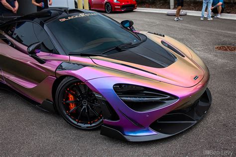 Color Shifting Wrap On Mclaren 720s