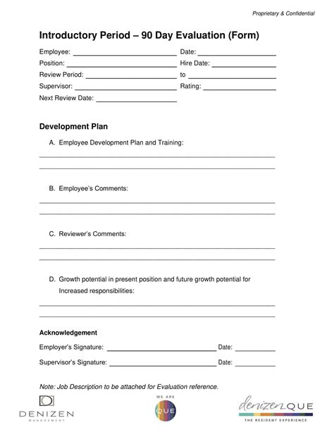 Free Printable Day Review Evaluation Templates Word Pdf Free