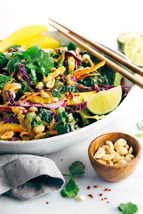 Crunchy Thai Salad With Creamy Peanut Dressing Jessica Gavin