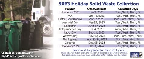 Waste Management Holiday Schedule 2024 Eyde Oralie