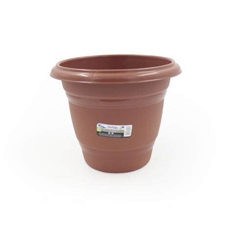 Vaso Plantas Redondo Plástico Limpo 4 Litros Resistente Rischioto