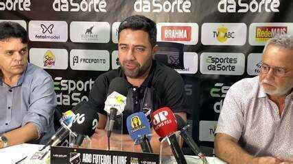 Técnico Rafael Lacerda é apresentado pelo ABC Pressão é normal abc