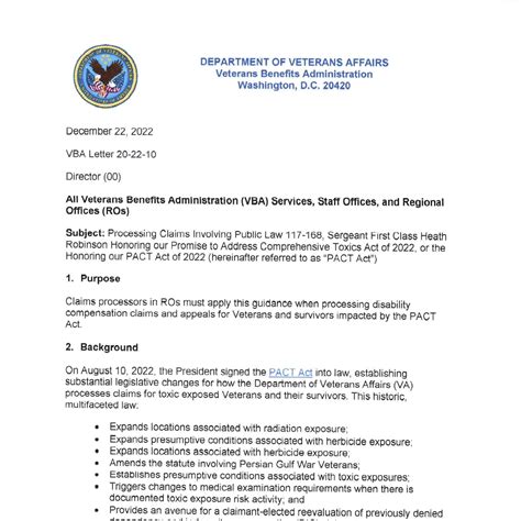 Pact Act Processing Standard Operating Procedurespdf Docdroid