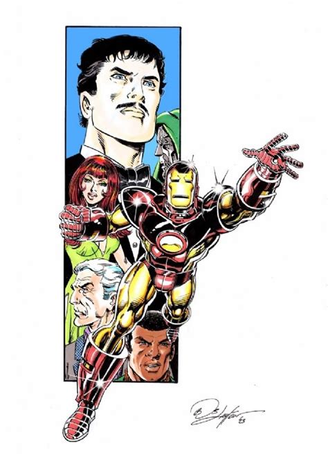 X Iron Man Mark With Cameos In Color In Bob Layton S Bob