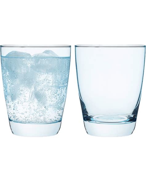 Buy Porto Estelle Glass Tumbler Waterjuice Drinking Cup Set Round Blue