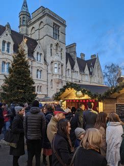 Oxford Christmas Market 2025, Broad Street, Oxford, UK